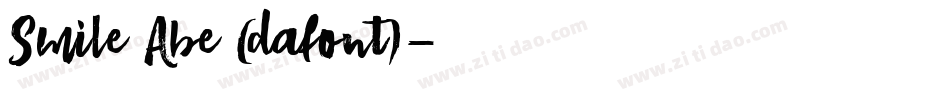 Smile Abe (dafont)字体转换